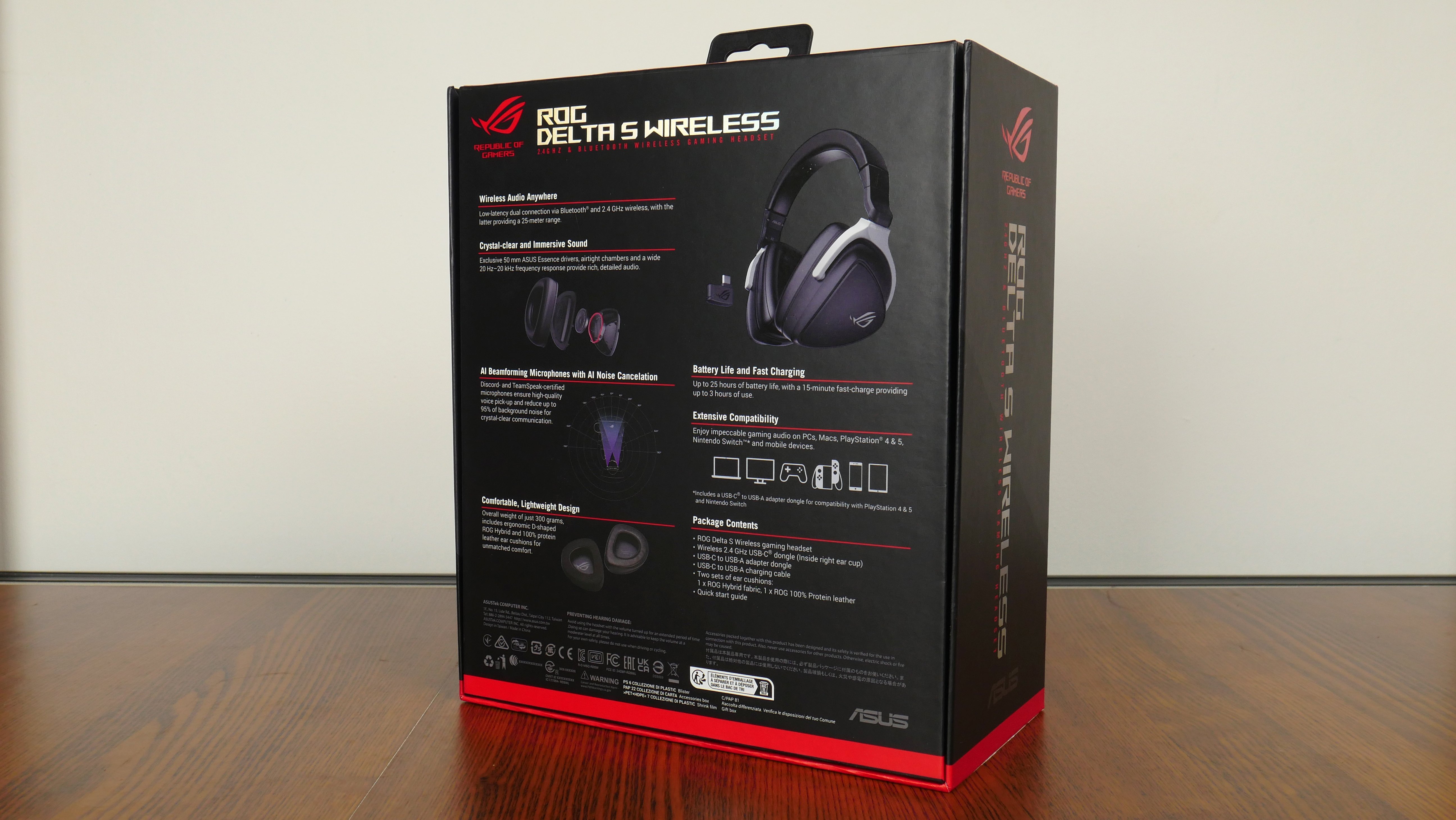 Review ASUS ROG Delta S Wireless Gaming Headset